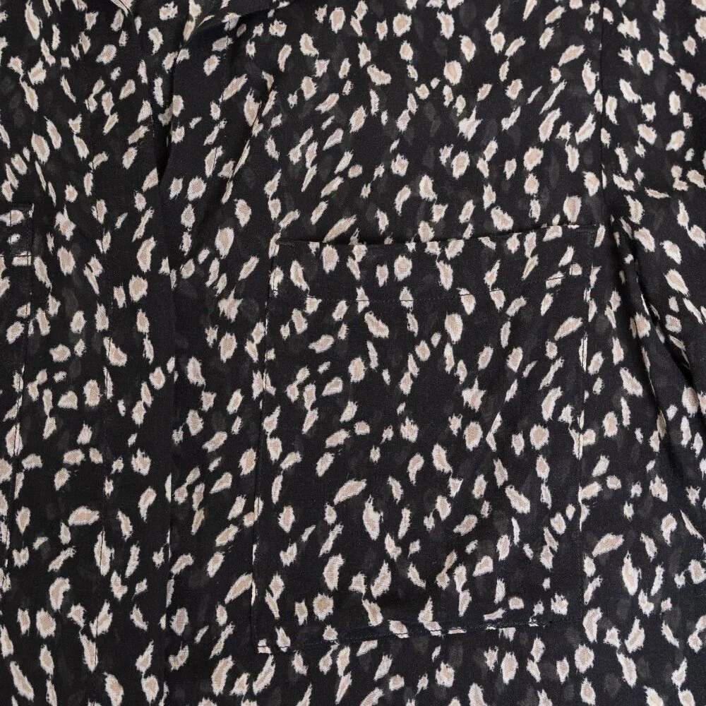 🚨 Anthropologie Cloth & Stone Spotted Lightweight Button Down Shirt - Picture 7 of 11